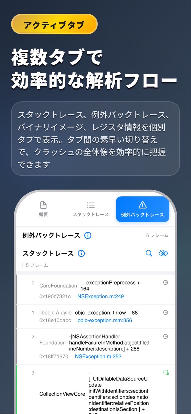 Crash Report Viewerのスクリーンショット 2